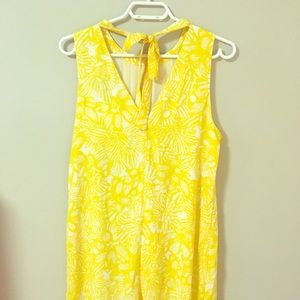 H&M women’s floral yellow dress